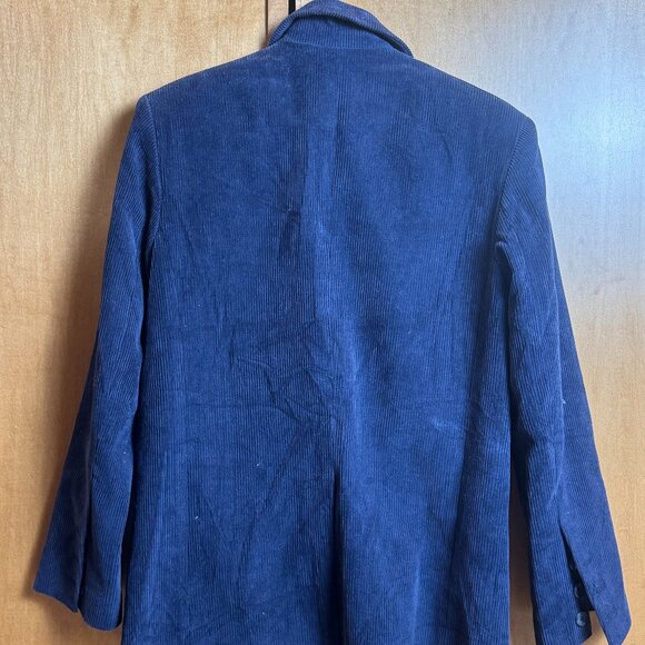 BIRTHDAY | Navy Corduroy Blazer - Picture 2 of 4